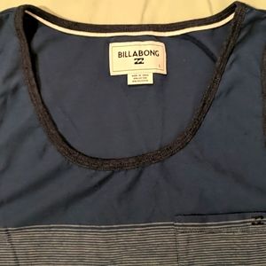 Men's Billabong sleeveless tee with front pocket